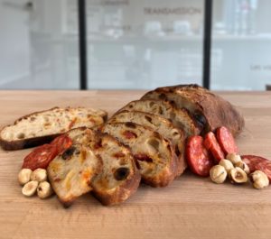 Pain du mois pour Juin-Juillet : CHORIZO NOISETTES