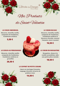 NOS PRODUITS DE SAINT-VALENTIN