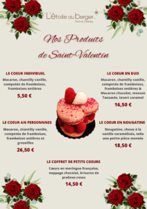 Lire la suite à propos de l’article NOS PRODUITS DE SAINT-VALENTIN