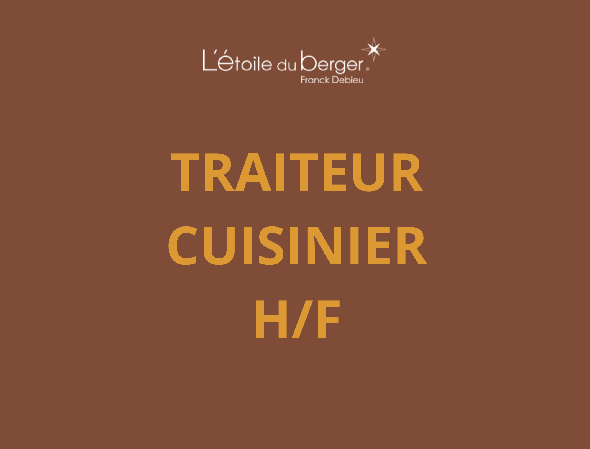 You are currently viewing RECHERCHE TRAITEUR CUISINIER – PALAISEAU